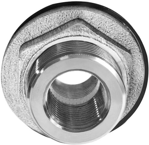 Joywayus 1/2 "NPT أنثى x 3/4" GHT ذكر الفولاذ المقاوم للصدأ تركيب الحاجز السائبة وصلة أنابيب الرأس الحاجز خزان تركيب المقرنة in Kuwait