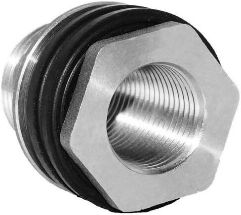 Joywayus 1/2 "NPT أنثى x 3/4" GHT ذكر الفولاذ المقاوم للصدأ تركيب الحاجز السائبة وصلة أنابيب الرأس الحاجز خزان تركيب المقرنة in Kuwait