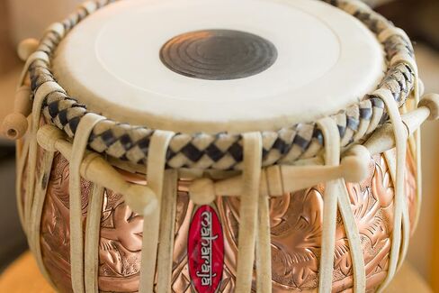 مجموعة طبلة طبلة من مهراجا ميوزيكالز، احترافية، بيان نحاسي 3.5 كجم - نحت مصمم، شيشام طبلة ديان، حقيبة مبطنة، مطرقة، وسائد، غطاء، آلة الطبلة الموسيقية (PDI-CJH) in Kuwait