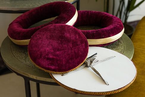 مجموعة طبلة طبلة من مهراجا ميوزيكالز، احترافية، بيان نحاسي 3.5 كجم - نحت مصمم، شيشام طبلة ديان، حقيبة مبطنة، مطرقة، وسائد، غطاء، آلة الطبلة الموسيقية (PDI-CJH) in Kuwait