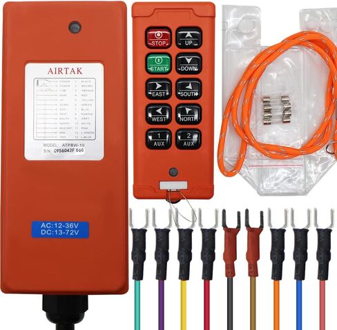 4 Button Hoist Crane Industrial Wireless Radio Remote Control Transmitter and Receiver for AC12-24V DC13-72V IP66 in Saudi Arabia