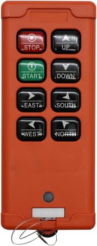 4 Button Hoist Crane Industrial Wireless Radio Remote Control Transmitter and Receiver for AC12-24V DC13-72V IP66 in Kuwait