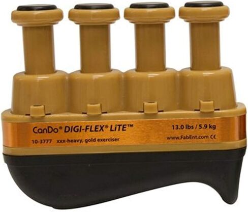 CanDo Digi-Flex Lite, Gold, Hand Exerciser for Finger Strengthening, Rehabilitation, and Therapy in Saudi Arabia