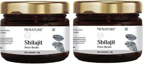 minature Shilajit, Ashwagandha & Ginseng Capsules |500mg, 60 Veg Capsules, 1Month Supply, 30g| Pure & Natural | Chemical Free Preservatives Free| Vegan fulvic acid | made in India in Saudi Arabia