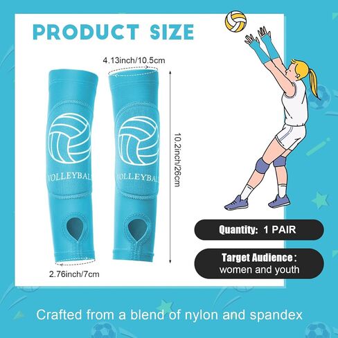 Shappy 2 Pcs Volleyball Arm Sleeves Forearm Sleeves Volleyball Arm Pads for Boys Girls Teen Youth Wrist Guard in Saudi Arabia
