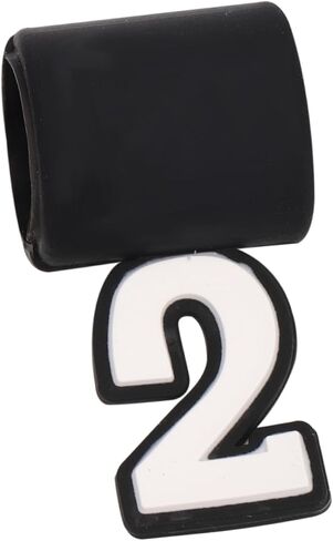Baseball Number Pendant, Silicone Number 0-9 Pendant for Sports Fan Baseball Necklace Silicone Number Pendant Recommended for Three Braided Rope Tornado Necklace in Saudi Arabia