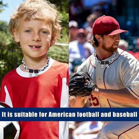 Baseball Number Pendant, Silicone Number 0-9 Pendant for Sports Fan Baseball Necklace Silicone Number Pendant Recommended for Three Braided Rope Tornado Necklace in Saudi Arabia