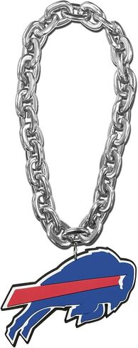 Aminco NFL Buffalo Bills Team Fan Chain, Silver in Saudi Arabia