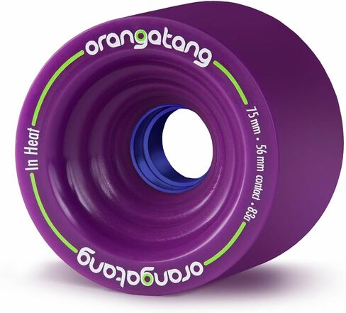 Orangatang in Heat 75 mm Downhill Longboard Skateboard Cruising Wheels (Set of 4) in Saudi Arabia