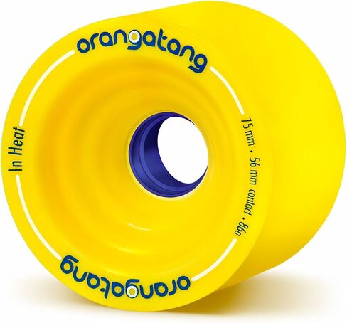 Orangatang in Heat 75 mm Downhill Longboard Skateboard Cruising Wheels (Set of 4) in Saudi Arabia