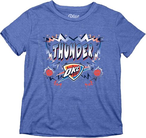 Blue 84 Unisex Kid's NBA Officially Licensed Youth Tri-Blend T-Shirt Basketball Team Color in Saudi Arabia