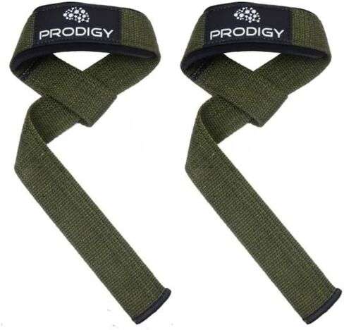 أحزمة معصم ممتازة لرفع الأثقال لتدريبات القوة، كمال الأجسام، رفع الأثقال، كروس فيت، التجاهل، الأثقال، رفع الأثقال، السحب، دعم إضافي للإمساك - مبطنة بقطن 23 بوصة in Kuwait