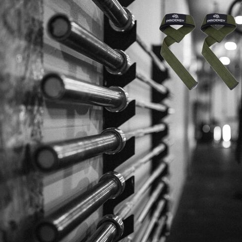 أحزمة معصم ممتازة لرفع الأثقال لتدريبات القوة، كمال الأجسام، رفع الأثقال، كروس فيت، التجاهل، الأثقال، رفع الأثقال، السحب، دعم إضافي للإمساك - مبطنة بقطن 23 بوصة in Kuwait