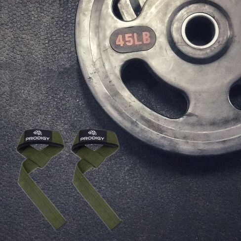 أحزمة معصم ممتازة لرفع الأثقال لتدريبات القوة، كمال الأجسام، رفع الأثقال، كروس فيت، التجاهل، الأثقال، رفع الأثقال، السحب، دعم إضافي للإمساك - مبطنة بقطن 23 بوصة in Kuwait