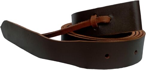 Raavils International Leather Latigo Strap for Western Saddle 72'' inches Brown Latigo Leather Horse Saddle Cinch Tie Strap in Saudi Arabia