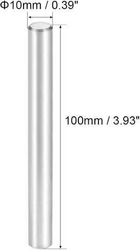 uxcell 8 x 45mm(Approx 5/16") Dowel Pin 304 Stainless Steel Wood Bunk Bed Dowel Pins Shelf Pegs Support Shelves 2Pcs in Saudi Arabia