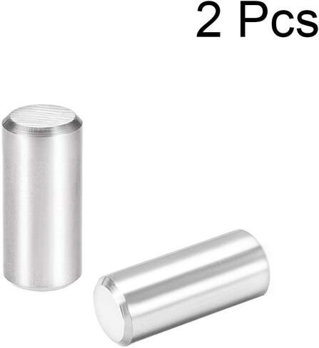 uxcell 8 x 45mm(Approx 5/16") Dowel Pin 304 Stainless Steel Wood Bunk Bed Dowel Pins Shelf Pegs Support Shelves 2Pcs in Saudi Arabia