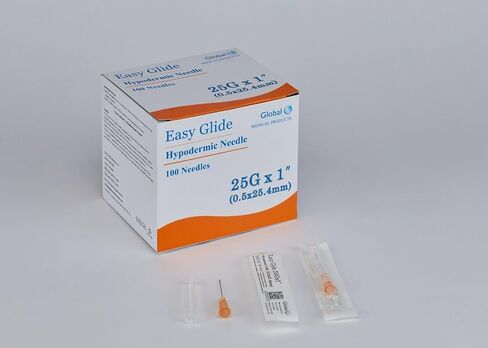 25G-1 بوصة (25 مم) مستلزمات التوزيع الصناعية بقفل Luer، عبوة من 100 قطعة، سهلة الانزلاق ومعبأة بشكل فردي in Kuwait
