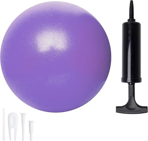 Exercise Ball Yoga Balls Pilates Ball 9 Inch Small Exercise Balls for Between Knees Barre Ball with Pump Core Ball for Fitness Physical Therapy Barre Ball Mini Fitball for Home Gym Workouts in Saudi Arabia