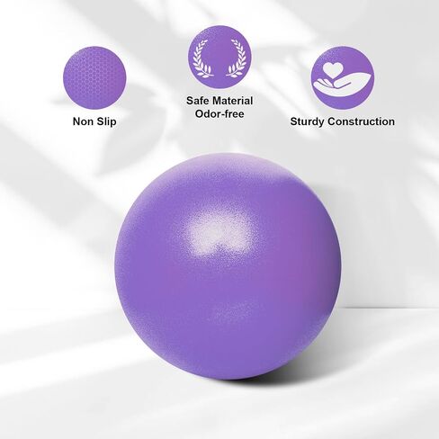 Exercise Ball Yoga Balls Pilates Ball 9 Inch Small Exercise Balls for Between Knees Barre Ball with Pump Core Ball for Fitness Physical Therapy Barre Ball Mini Fitball for Home Gym Workouts in Saudi Arabia
