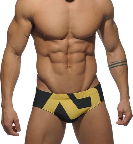 Men's Bikini Swimwear Sexy Low Rise Swimming Briefs with Adjustable Drawstring in Saudi Arabia
