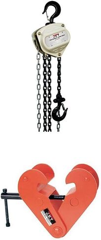 Jet S90-050-30 S90 Series Hand Chain Hoists with JBC-1, 1-Ton Beam Clamp in Saudi Arabia