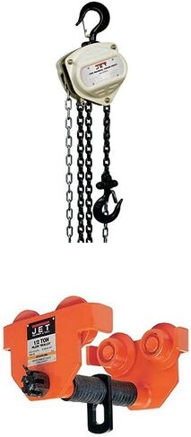Jet S90-050-30 S90 Series Hand Chain Hoists with JBC-1, 1-Ton Beam Clamp in Saudi Arabia