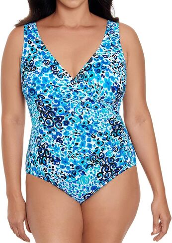 Longitude Women's Swimwear Side Shirred Bandeau Soft Cup One Piece Swimsuit in Saudi Arabia