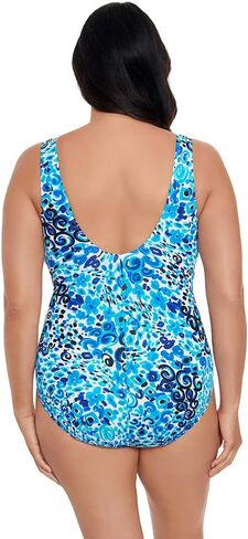 Longitude Women's Swimwear Side Shirred Bandeau Soft Cup One Piece Swimsuit in Saudi Arabia