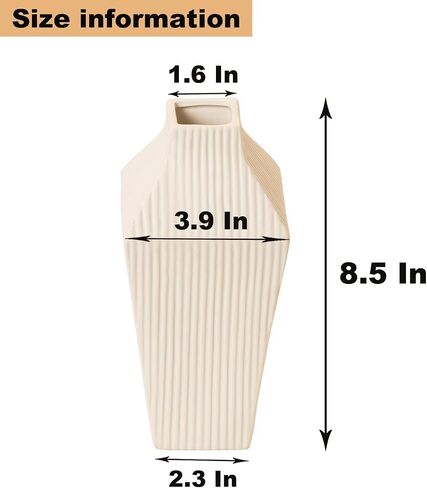 White Ceramic Vase Set of 3,Modern Vase Ribbed Design,Pampas Vases,Flower Vase for Table,Living Room,Room Decorations（Diagonal Ribbed Vase） in Saudi Arabia