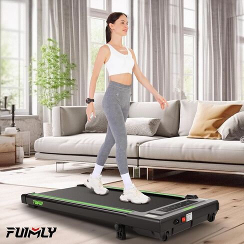 Treadmill with Incline FUNMILY Walking Pad Treadmill, 2.5HP Under Desk Treadmill for Home/Gym/Office with Remote Watch | LED Touch Screen | No Assembly Required in Saudi Arabia