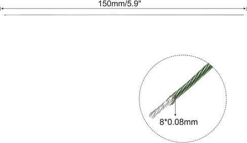 MECCANIXITY 500Pcs Hookup Wire Jumper Wires Pickup Cable 20cm(8 Inch) Long Double Head Tin Plating for Electrical Guitar Wiring Headphone Wires,Red in Saudi Arabia
