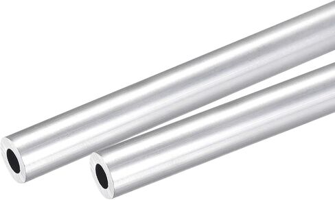 uxcell 6063 Aluminum Round Tube 3mm OD 2mm Inner Dia 250mm Length Pipe Tubing 2 Pcs in Saudi Arabia
