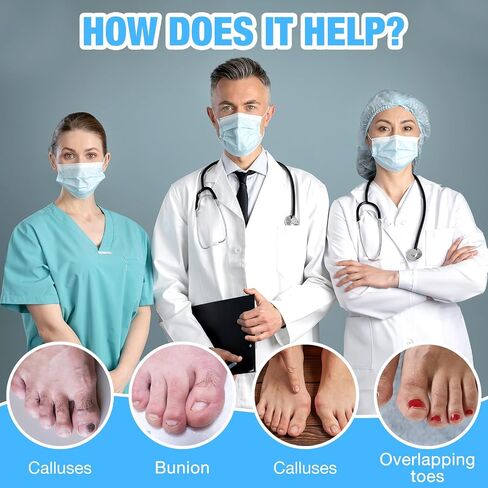 Toe Protectors, 12 Pieces Bunion Corrector Big Toe Bunion Protector Toe Sleeves for Big Toe,Bunion Guard for Relief Bunions, Calluses, Blisters, Corns,Pressure and Pain in Saudi Arabia