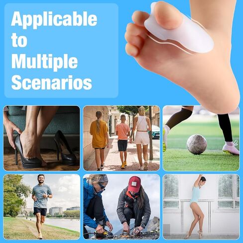 Toe Protectors, 12 Pieces Bunion Corrector Big Toe Bunion Protector Toe Sleeves for Big Toe,Bunion Guard for Relief Bunions, Calluses, Blisters, Corns,Pressure and Pain in Saudi Arabia