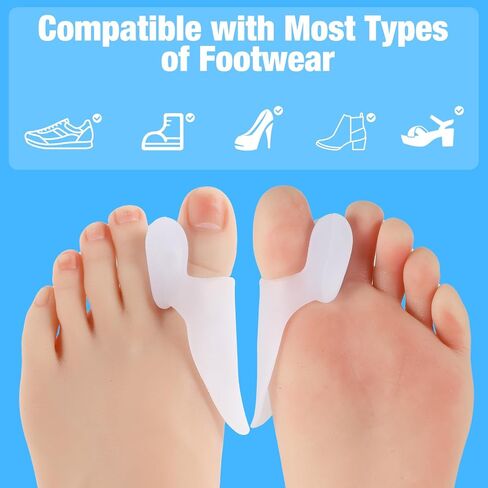 Toe Protectors, 12 Pieces Bunion Corrector Big Toe Bunion Protector Toe Sleeves for Big Toe,Bunion Guard for Relief Bunions, Calluses, Blisters, Corns,Pressure and Pain in Saudi Arabia