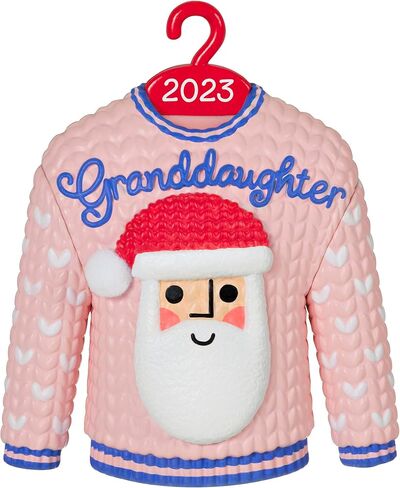 Hallmark Keepsake Christmas Ornament 2024, Granddaughter Snowboarding Snowman 2024, Family Gifts in Saudi Arabia
