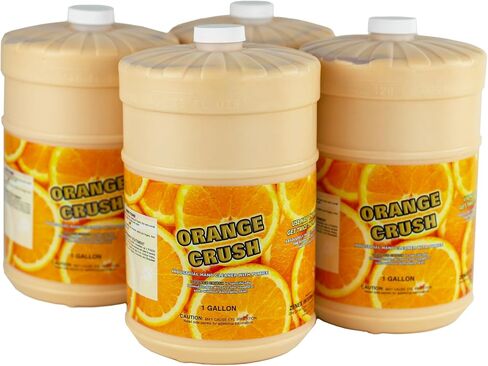Zenex Orange Crush Hand Soap with Pumice and Skin Conditioners - Industrial Hand Cleaner | Citrus Crème Scent | Dissolve Tough Soils | Does Not Dry Out Skin | 1 Gallon (1-Pack) in Saudi Arabia