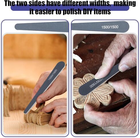Honoson 40 Pcs Polishing Sticks Sanding Sticks for Plastic Models Metal and Wood Buffing Sanding Tools Sandpaper Sanding and Polishing Accessories Mini Finger Sander (High Grits Rating,Drop) in Saudi Arabia