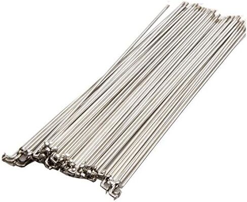 BaveL 36 Pcs 14G J Bend Bicycle Stainless Steel Spokes (91 mm-210 mm),Cycle Spokes with Brass Nipples,Mountain Bike Stainless Spokes,for MTB,Ebike,City Bikes-Replacement/Repair Spokes in Kuwait