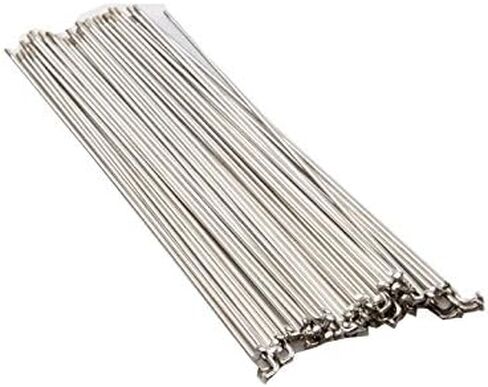 BaveL 36 Pcs 14G J Bend Bicycle Stainless Steel Spokes (91 mm-210 mm),Cycle Spokes with Brass Nipples,Mountain Bike Stainless Spokes,for MTB,Ebike,City Bikes-Replacement/Repair Spokes in Kuwait