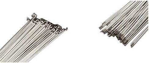 BaveL 36 Pcs 14G J Bend Bicycle Stainless Steel Spokes (91 mm-210 mm),Cycle Spokes with Brass Nipples,Mountain Bike Stainless Spokes,for MTB,Ebike,City Bikes-Replacement/Repair Spokes in Kuwait