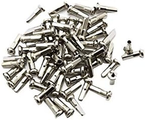 BaveL 36 Pcs 14G J Bend Bicycle Stainless Steel Spokes (91 mm-210 mm),Cycle Spokes with Brass Nipples,Mountain Bike Stainless Spokes,for MTB,Ebike,City Bikes-Replacement/Repair Spokes in Kuwait