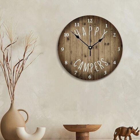 انها 5 أوكلوك في مكان ما ساعة الحائط الببغاء مارتيني ساعة الخشب المتقاعد 10 بوصة ساعة الحائط بطارية تعمل صامتة غير مزرعة جدار ديكور ديكور المنزل للحمام المطبخ غرفة المعيشة غرفة نوم in Kuwait