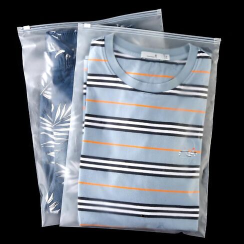 6'' x 9'' Frosted Slider Zip Plastic Packaging Bags, 4 Mil Sturdy Resealable Waterproof zipper Poly Storage Bags/Pouches for Clothing Accessories, Toiletries.. No Vent Hole (50 Pack) in Saudi Arabia