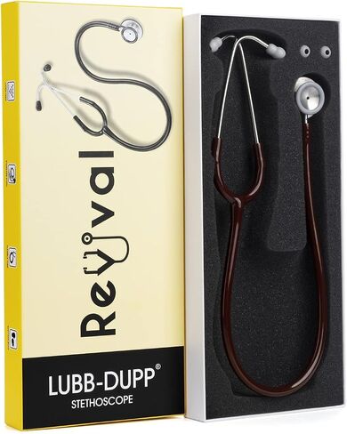 Revival Pediatric Neonatal Stainless-Steel Dual Head Stethoscope for Infant Care, Pediatricians, Neonatologist, Nurses and Medical Students with tunable Diaphragm, Latex Free tubing (Black) in Saudi Arabia