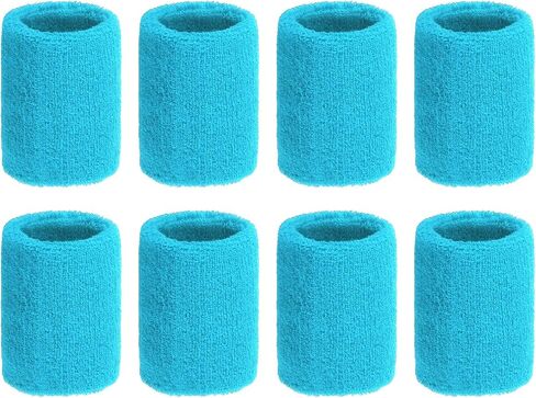 PATIKIL Wrist Sweatbands Sports Wristbands Sweatbands Wrist for Tennis Badminton Basketball Football in Saudi Arabia