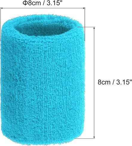 PATIKIL Wrist Sweatbands Sports Wristbands Sweatbands Wrist for Tennis Badminton Basketball Football in Saudi Arabia
