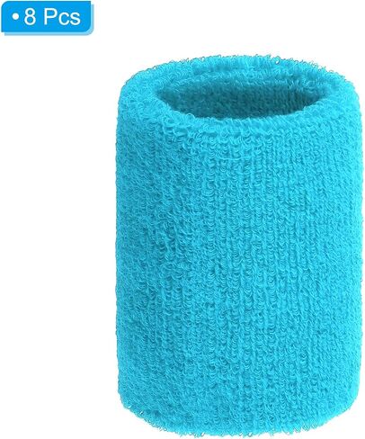 PATIKIL Wrist Sweatbands Sports Wristbands Sweatbands Wrist for Tennis Badminton Basketball Football in Saudi Arabia