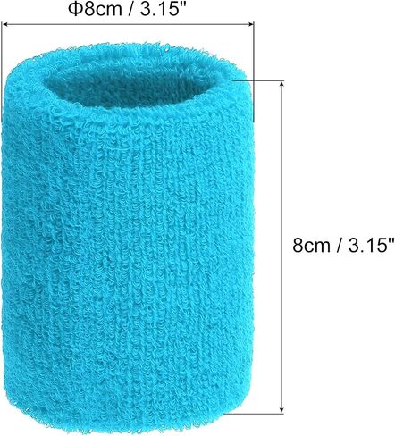 PATIKIL Wrist Sweatbands Sports Wristbands Sweatbands Wrist for Tennis Badminton Basketball Football in Saudi Arabia